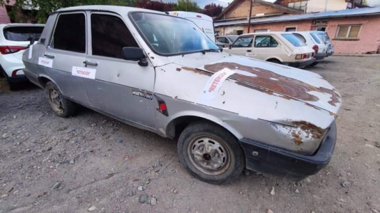 Un vehículo oficial dentro de los secuestros por falta de documentación