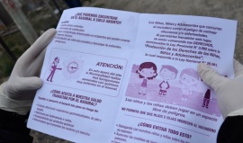 Concientización sobre el ingreso de niños al vaciadero