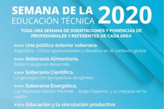 Semana de la Educación Técnica: El impacto de la misma en la matriz productiva