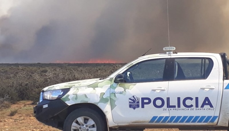 Brigadistas controlaron importante incendio en estancias 