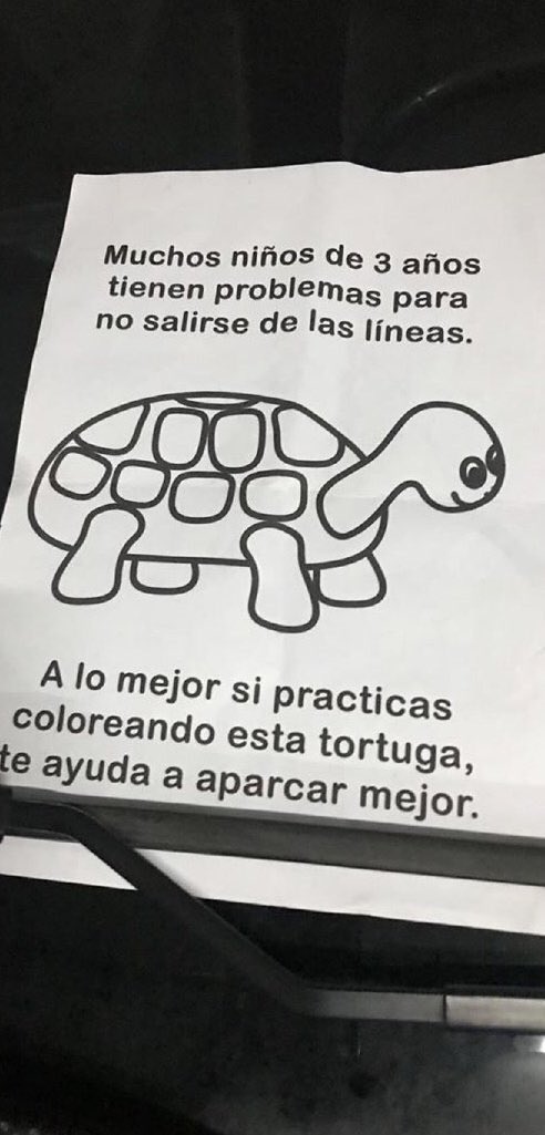 La nota viral que un conductor indignado le dejó a un auto mal estacionado