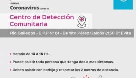 El Centro de Detección Comunitaria continúa en el Evita