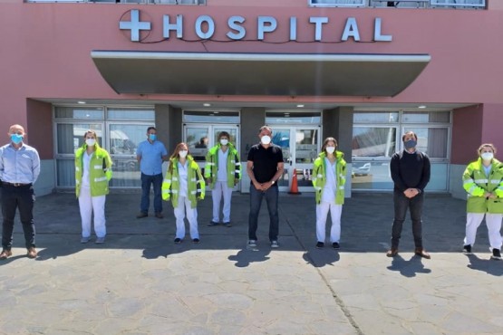 Llegaron profesionales del Hospital El Cruce a Caleta Olivia
