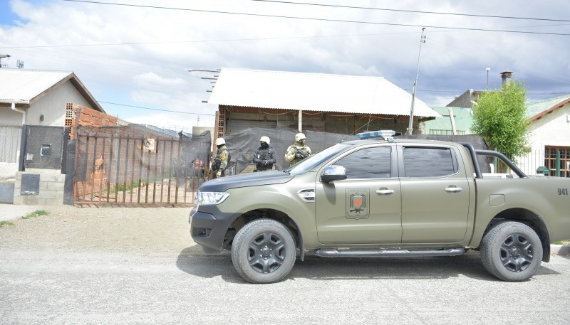 Vivienda allanada donde se secuestró un arma de fuego calibre 9mm. (Foto: C.R.)