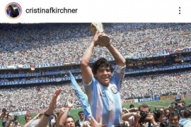 Cristina Fernández tras la muerte de Maradona: “Se fue un grande”