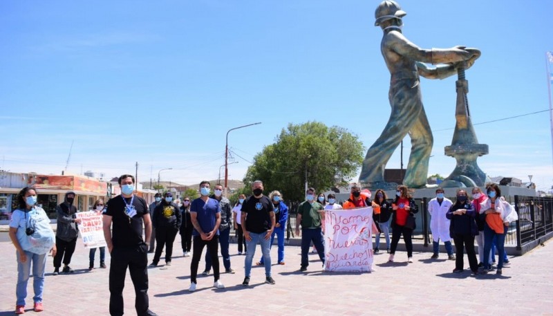 Reclamaron frente a El Gorosito. 