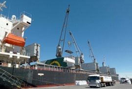 Puerto Deseado| Segundo operativo de exportación de cemento