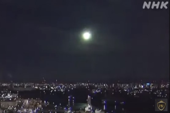 Un meteorito iluminó el cielo de Japón