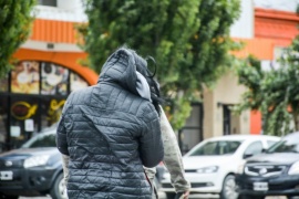 El parque y la maldición del viento se reavivó por el alerta meteorológico en Río Gallegos