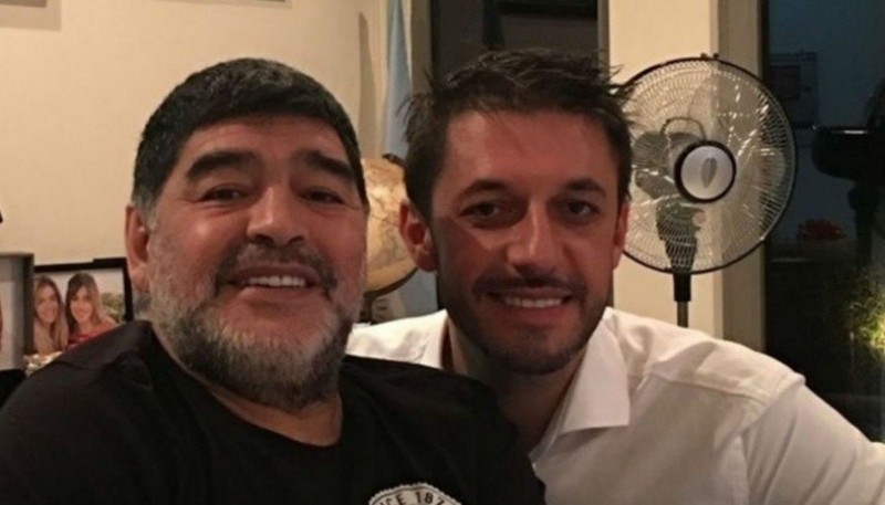 Diego Maradona y Matias Morla.