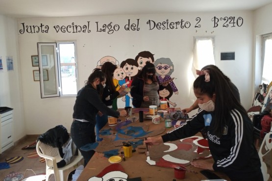 Trabajo de decoración en el 240.