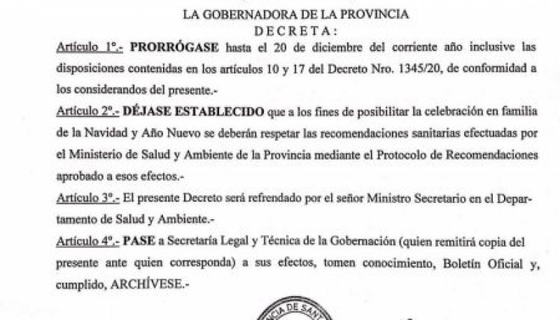 Santa Cruz| Decreto: Continúan prohibidas las reuniones familiares 