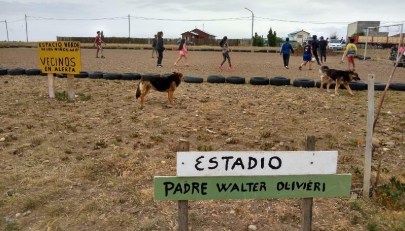 El predio del barrio Padre Olivieri de Río Gallegos sigue en disputa.