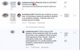 Noelia Marzol respondió a quienes la critican por bailar embarazada