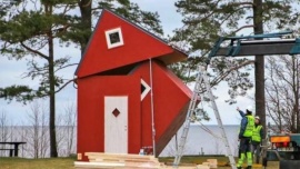 Crearon una casa “origami” que se puede instalar en menos de 3 horas en cualquier lugar