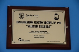 Río Gallegos| El intendente acompañó la inauguración de la sede de la Junta Vecinal del Barrio 499