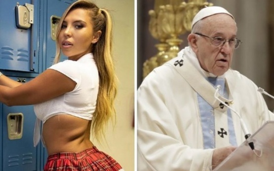 El Papa volvió a “likear” una foto de una modelo en Instagram