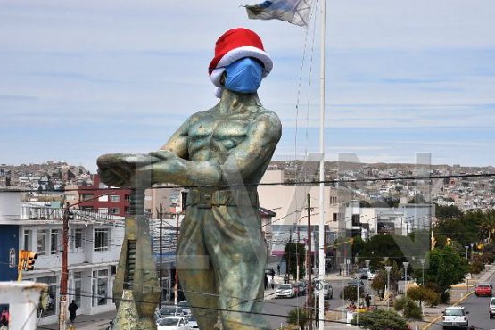 Gorosito navideño y en pandemia. 