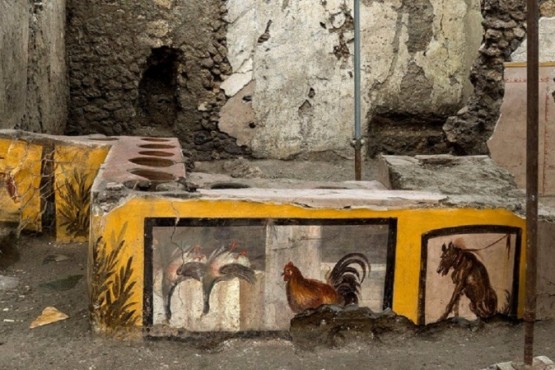 Hallan el Termopolio en Pompeya: un local de comida rápida de casi 2.000 años de antigüedad