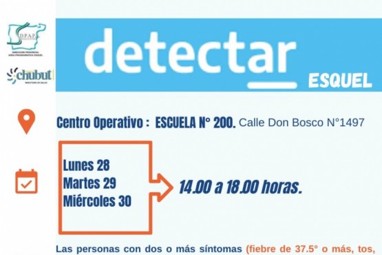 Nuevas jornadas de DetectAR en Esquel