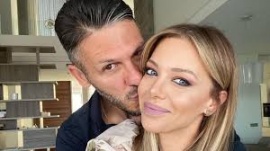 Evangelina Anderson compartió una foto con Demichelis, por su aniversario