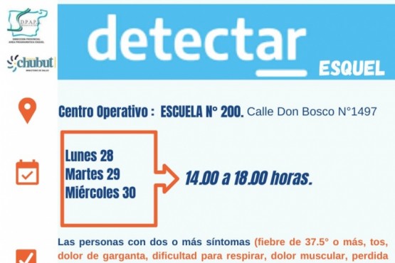 Esquel| Nuevas jornadas de DetectAR 