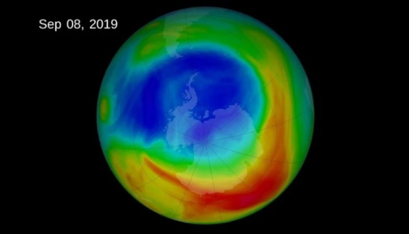 Un clima anormal deja el agujero de ozono más pequeño desde su hallazgo. Foto: DPA