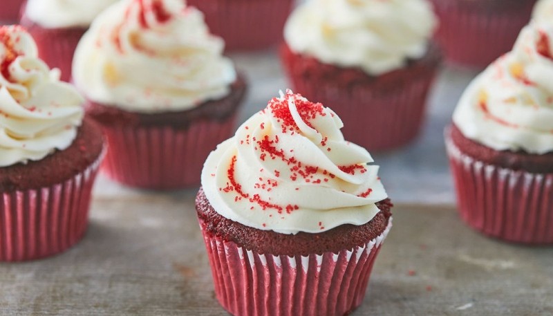 Cupcakes Red Velvet: un dulce lleno de sabor y color