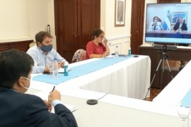 Gobernadores en la reunión con Alberto Fernández para analizar medidas