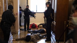 Manifestantes proTrump rompieron el cerco de seguridad y entraron al Congreso