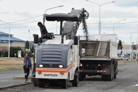Río Gallegos| Continúan las tareas de fresado en la Avenida San Martín