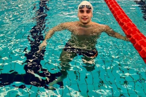 Matías Díaz Hernández, nadador santacruceño.