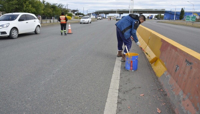 Río Gallegos| Trabajos de mantenimiento y reacondicionamiento en la ciudad