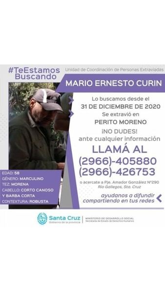 A un mes de la desaparición de Ernesto Curín