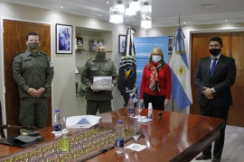 Alicia Kirchner se reunió con Autoridades de Gendarmería Nacional