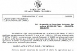 Banco Central suspendió a 9 importadores que no vendieron los bienes en el mercado local