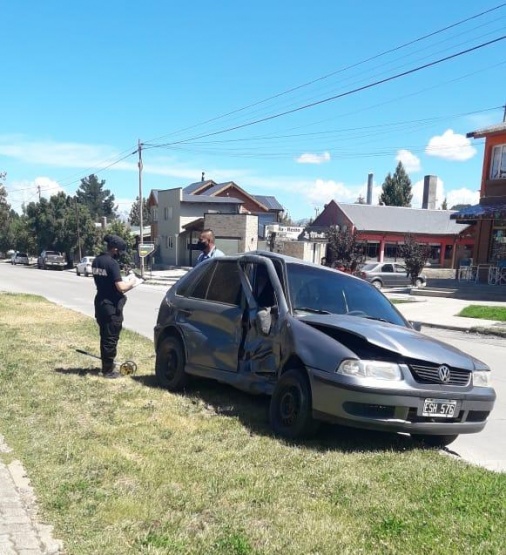 Uno de los autos implicados.