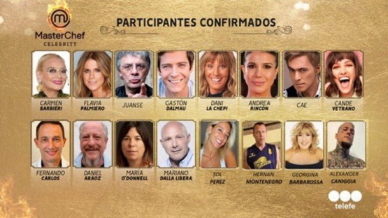 Masterchef Celebrity 2: Ya se conocen a los 16 participantes