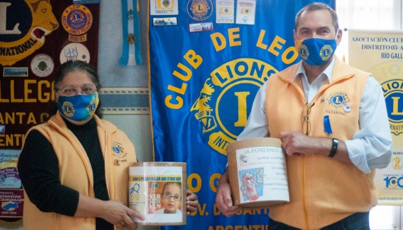 Flora y Nazareno, del Club de Leones (Foto: L. Franco).