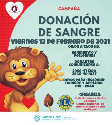 Donación de sangre.