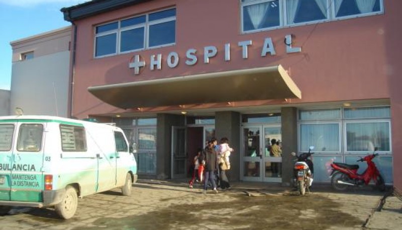 El herido fue asistido en el Hospital de Caleta Olivia.
