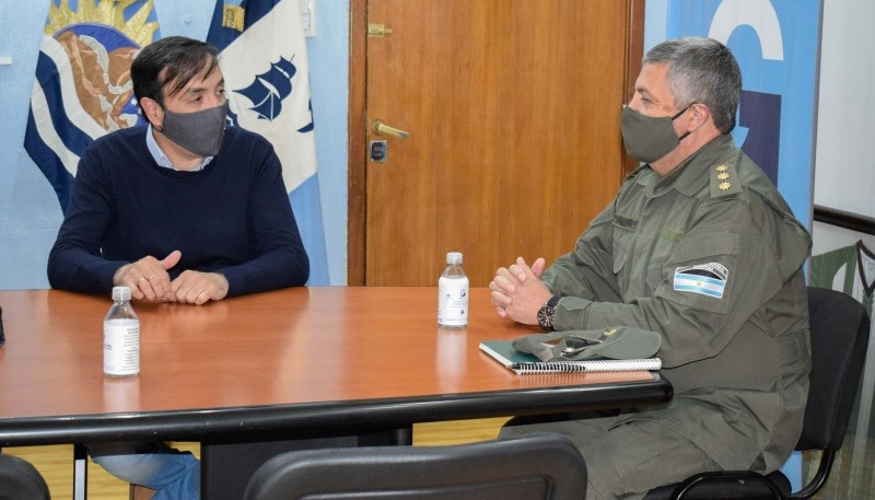 Pablo Grasso se reunió con Jefe de la Gendarmería para reanudar convenios 