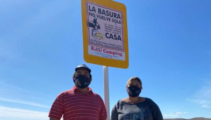 Limpieza en la costanera. 