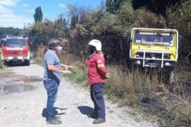 El Hoyo | Controlaron incendio en el Pedregoso