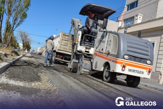 Realizaron mejoras integrales en calles y plazas de Río Gallegos