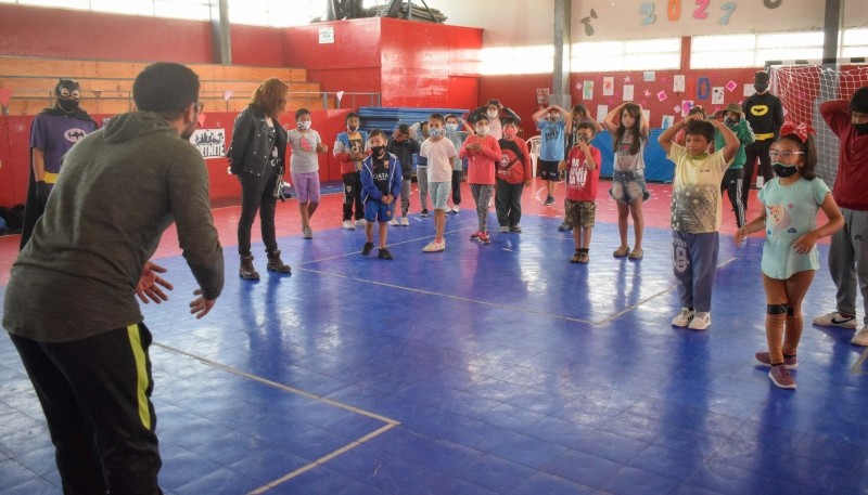 Cierre de colonias en el Gimnasio Rocha de Río Gallegos