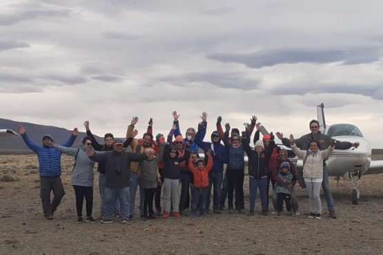 El Aeródromo de El Chaltén recibió cuatro aviones en un solo día