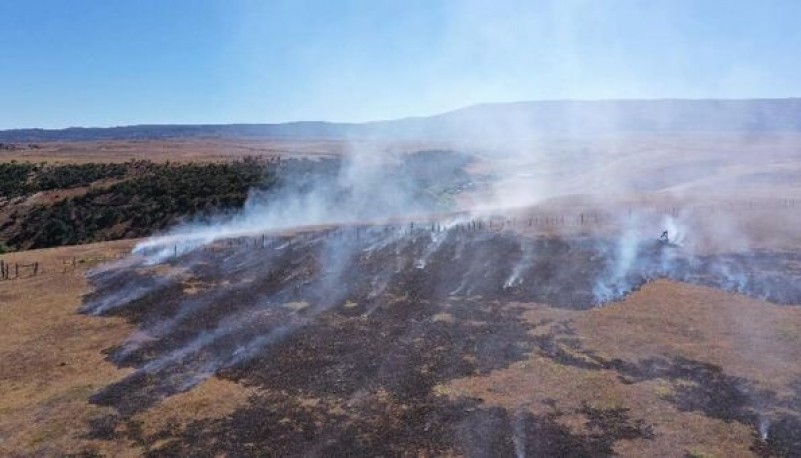 Bomberos controlaron incendio en 28 de Noviembre. 