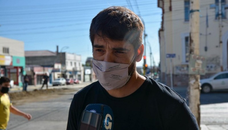 Lucas Otín, secretario de Obras Públicas.