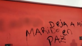 "Dejá a mi marido en paz": buscan a quien vandalizó un centro de salud